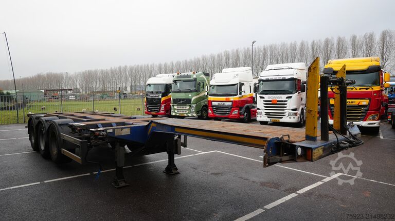 Containertransport D-tec FT-43-03-V Flexitrailer multi container chassis...