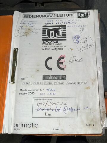 Edge Bander OTT U208-FU