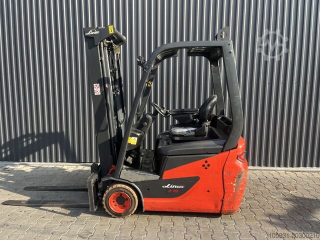 Electric 3-wheel forklift Linde E16C
