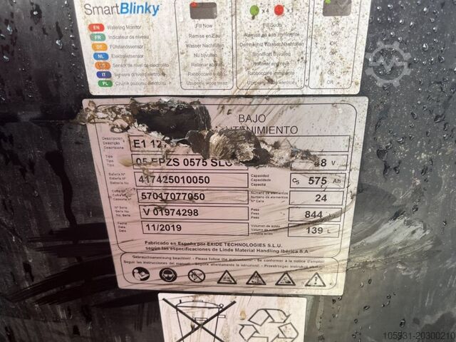 Electric 3-wheel forklift Linde E16C