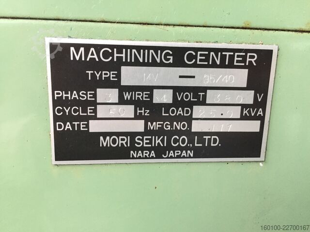 Vertikales Bearbeitungszentrum Mori Seiki MV-35/40
