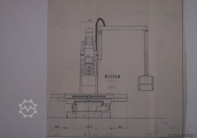 CNC-Vertikalfräsmaschine Rambaudi RAMMATIC 600