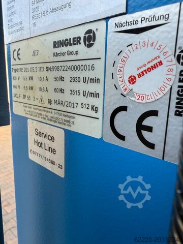 Staubabsaugung, Entstauber, Absauganlage Ringler Ringler / Karcher Group RE201 D5,5 IE3