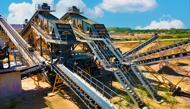 Rüttelsieb FABO Vibrating screen 1600x5000mm Vibrating screen