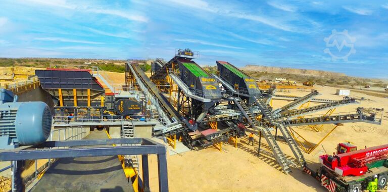 Rüttelsieb FABO Vibrating screen 1600x5000mm Vibrating screen