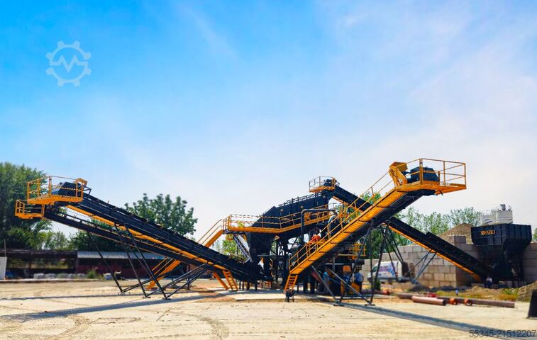 Vibrationssieb FABO Titreşimli Elek 1600x5000mm Titreşimli Yıkamalı Elek