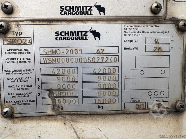 Kühl-/Tiefkühltransport Schmitz SKO 24 Carrier Maxima 1300 / SAF Disc / Loading...