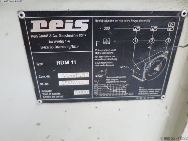 Schweißdrehtisch Reis RDM 50 / RDM 11