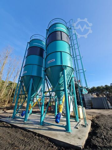 Cement silo, silos, concrete silo CONSTMACH 75 Ton Capacity Cement Silo