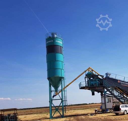 Cement silo, silos, concrete silo CONSTMACH 75 Ton Capacity Cement Silo