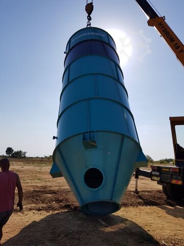 Cement silo, silos, concrete silo CONSTMACH 75 Ton Capacity Cement Silo