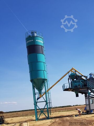 Cement silo, silos, concrete silo CONSTMACH 75 Ton Capacity Cement Silo