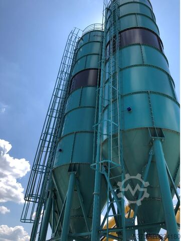 Cement silo, silos, concrete silo CONSTMACH 100 Ton Capacity Cement Silo SDASDADASDA