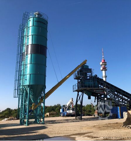 Cement silo, silos, concrete silo CONSTMACH 100 Ton Capacity Cement Silo SDASDADASDA