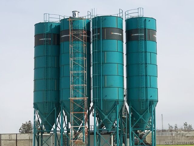 Cement silo, silos, concrete silo CONSTMACH 200 Ton Capacity Cement Silo