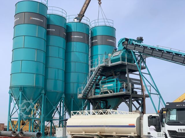 Cement silo, silos, concrete silo CONSTMACH 200 Ton Capacity Cement Silo