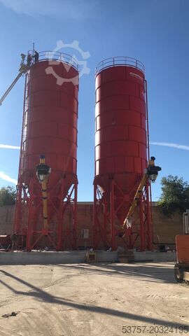 Cement silo, silos, concrete silo Constmach 300 Ton Capacity Cement Silo