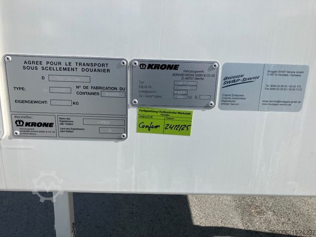 Anhänger-Wechselpritsche KRONE Wechselbrücke Koffer