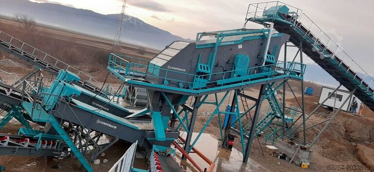 Sandwaschanlage / Kieswaschanlage Constmach Sand Washing Machines Screw sand washer (spiral sand washing)