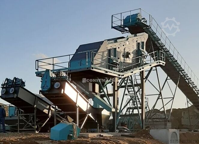 Sandwaschanlage / Kieswaschanlage Constmach Sand Washing Machines Screw sand washer (spiral sand washing)