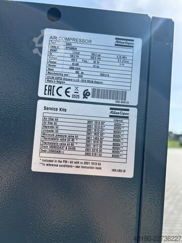Schraubenkompressor Atlas Copco GA45