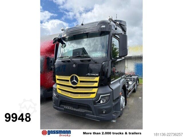 Wechselfahrgestell LKW Mercedes-Benz Actros 2540 LL/6x2-4, Lenk-Liftachse Kli-Ret BDF