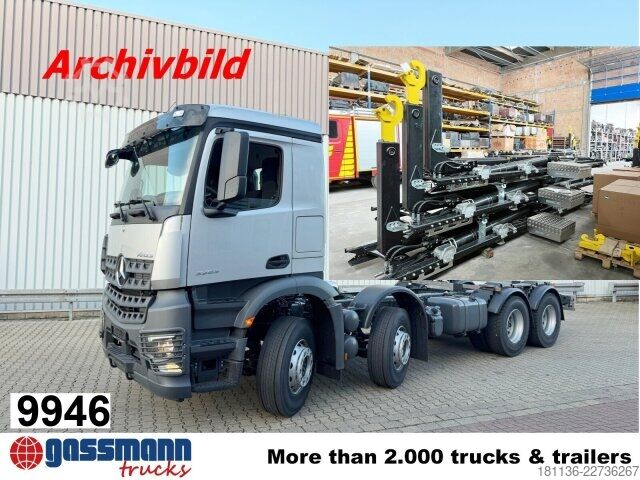 Abrollkipper Mercedes-Benz Arocs 3253 K 8x4/4, Hyva T 26-55 bis 6.60 m