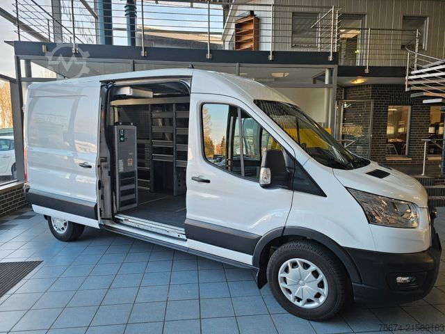 Kastenwagen hoch FORD Transit Kasten 350 L3H2 Navi AHK Bott Regalsys.
