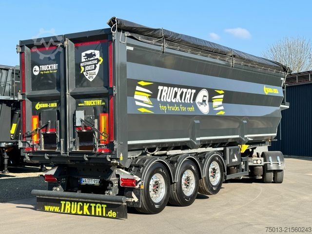 Kipper Auflieger STAS 50 cbm HardoX AGRAR,  7 to. leer, MIETEN?