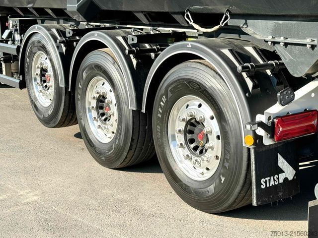 Kipper Auflieger STAS 50 cbm HardoX AGRAR,  7 to. leer, MIETEN?