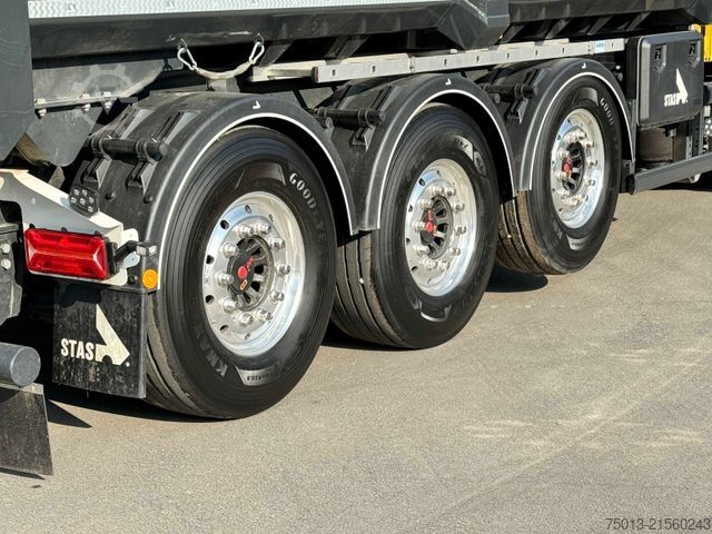 Kipper Auflieger STAS 50 cbm HardoX AGRAR,  7 to. leer, MIETEN?