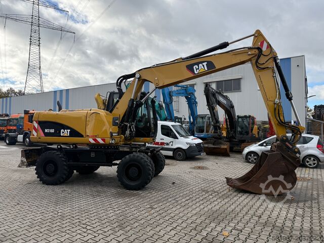 Mobile excavators Caterpillar M 316 D OQ70/55 Klima Mobilbagger