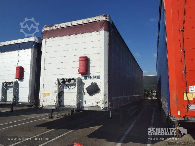 Auflieger mit Pritsche & Plane Schmitz Cargobull Semitrailer Curtainsider Standard Hayon