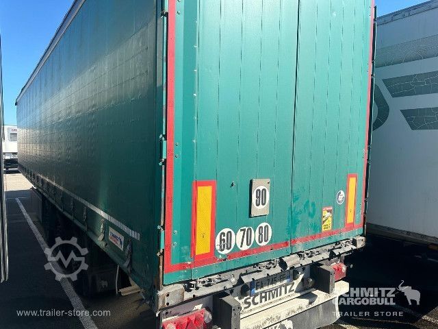 Open semitrailer with tarp Schmitz Cargobull Semitrailer Curtainsider Coil