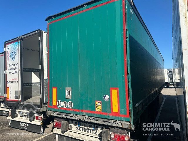 Open semitrailer with tarp Schmitz Cargobull Semitrailer Curtainsider Coil
