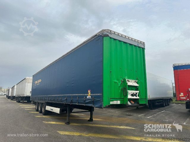 Auflieger mit Pritsche & Plane Krone Semitrailer Curtainsider Standard