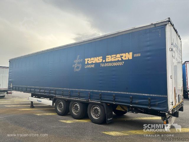 Auflieger mit Pritsche & Plane Krone Semitrailer Curtainsider Standard
