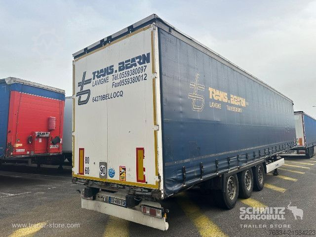Auflieger mit Pritsche & Plane Krone Semitrailer Curtainsider Standard