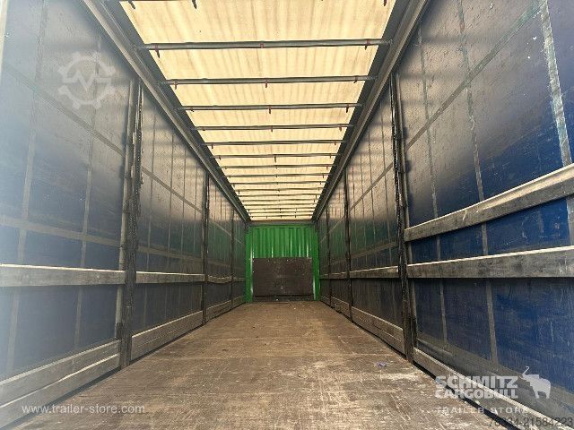 Auflieger mit Pritsche & Plane Krone Semitrailer Curtainsider Standard