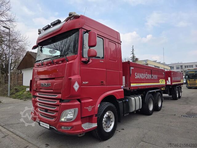 Tipper DAF XF 530 XF 530 6x4 Kipp -ZUG*KEMPF-Tandem*Intard...