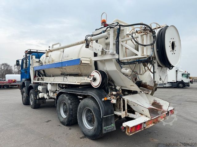 Saugwagen MAN 35.464 8x8 Hvidtved Larsen 9000 L Kanalreiniger