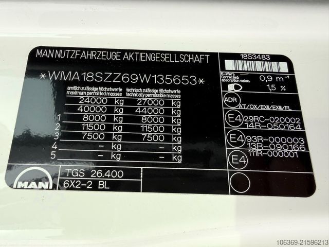 LKW mit Tankaufbau MAN TGS 26.400 6x2*4 19.000 l. ADR Tank Euro 5