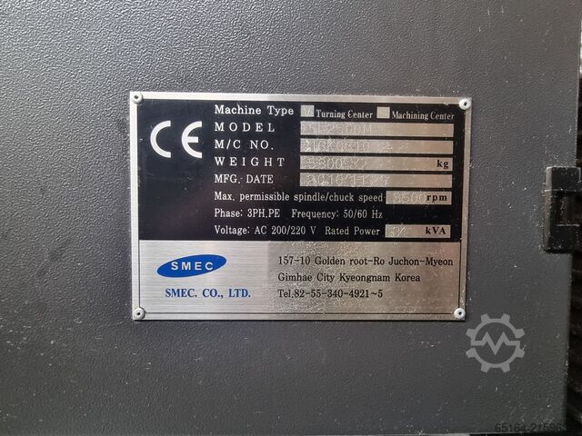 CNC-Drehmaschine SMEC SL2500BM