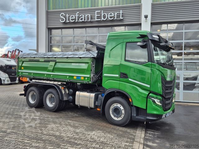 Kipper LKW IVECO AS300X58Z HR ON+ Meiller Bordmatic AHK Intarder