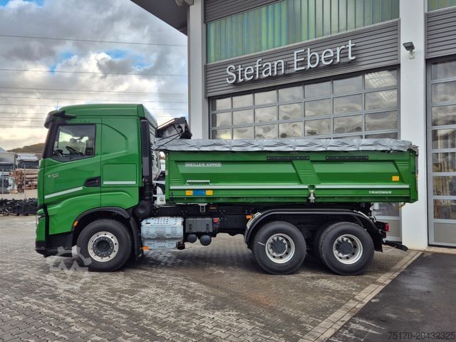 Kipper LKW IVECO AS300X58Z HR ON+ Meiller Bordmatic AHK Intarder