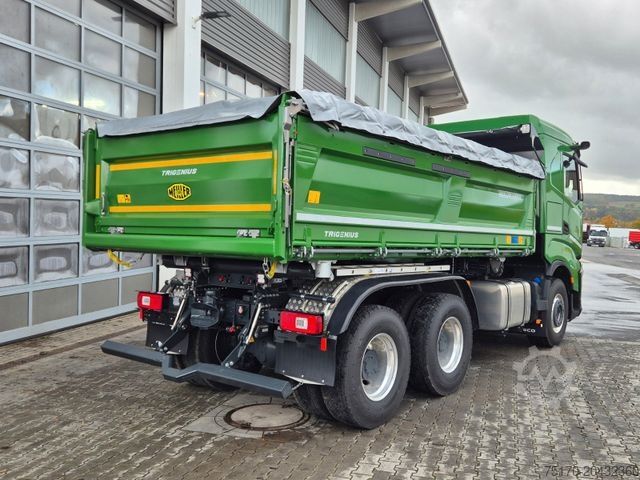 Dreiseitenkipper LKW IVECO AS300X58Z HR ON+ Meiller Bordmatic AHK Intarder