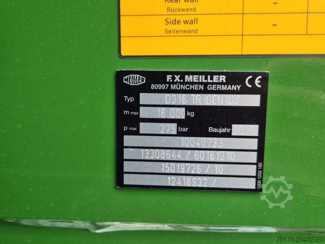 Dreiseitenkipper LKW IVECO AS300X58Z HR ON+ Meiller Bordmatic AHK Intarder