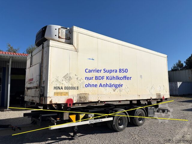 Wechselbrücke mit Kühlkoffer Schmitz Cargobull BDF Kühlkoffer Carrier 850 Innen 2,40m