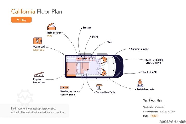 Wohnwagen/Wohnmobil Volkswagen California Coast 2.0 TDI|2022 EURO 6 | Venditore professionale