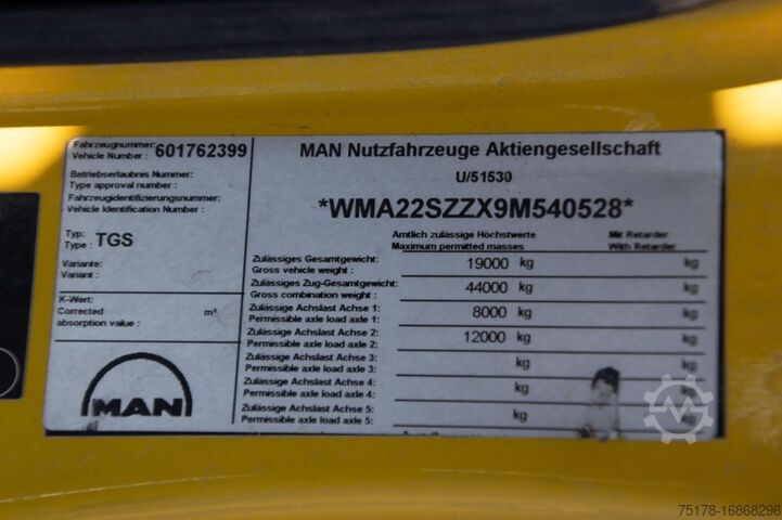 Standard tractor MAN TGS 18.360 BLS-4X4H